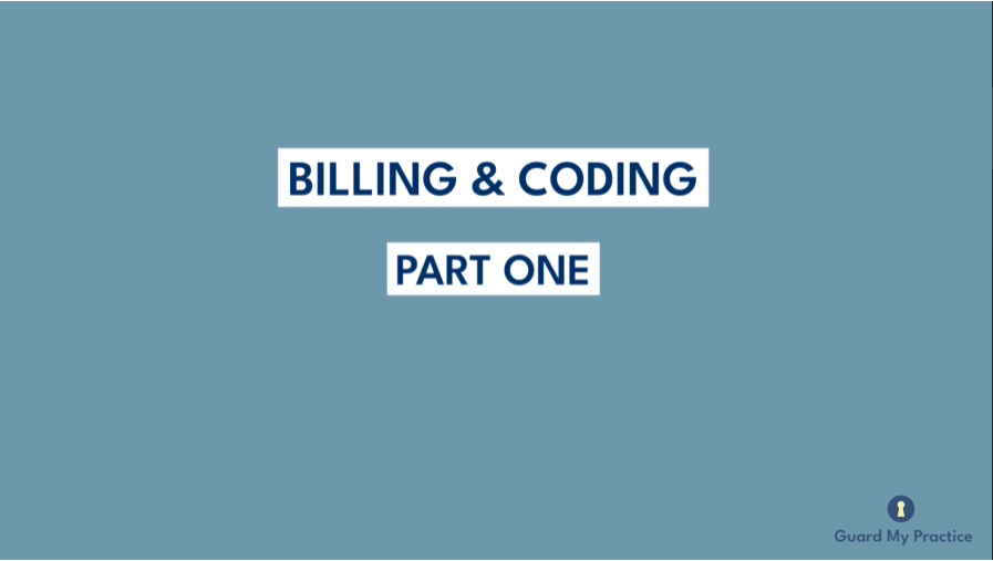 Billing and Coding 1
