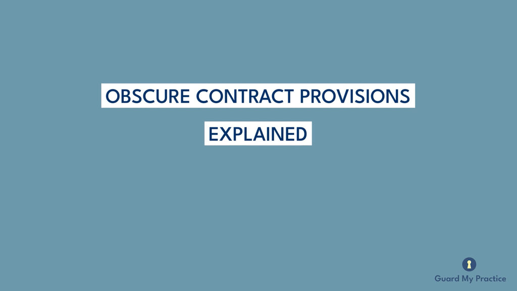 Obscure Contract Provisions Explained