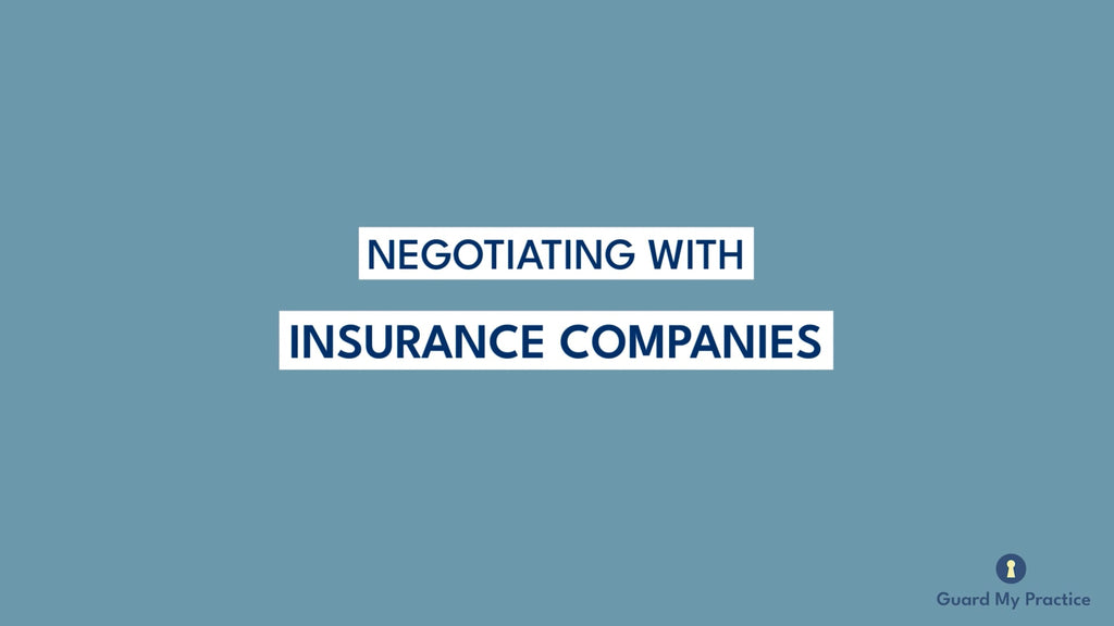 Negotiating with Insurance Companies