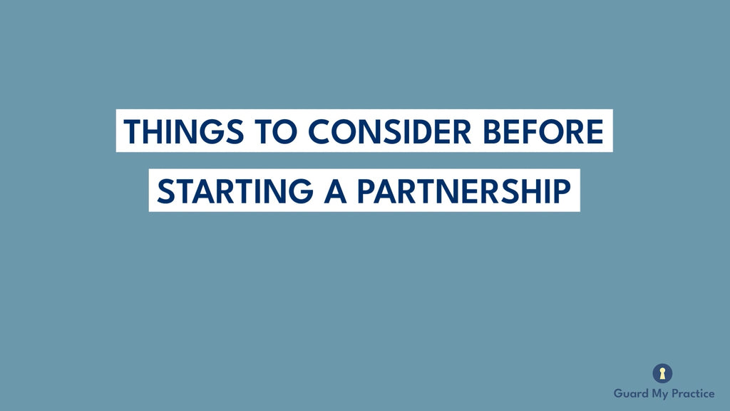 Things to Consider Before Starting a Partnership