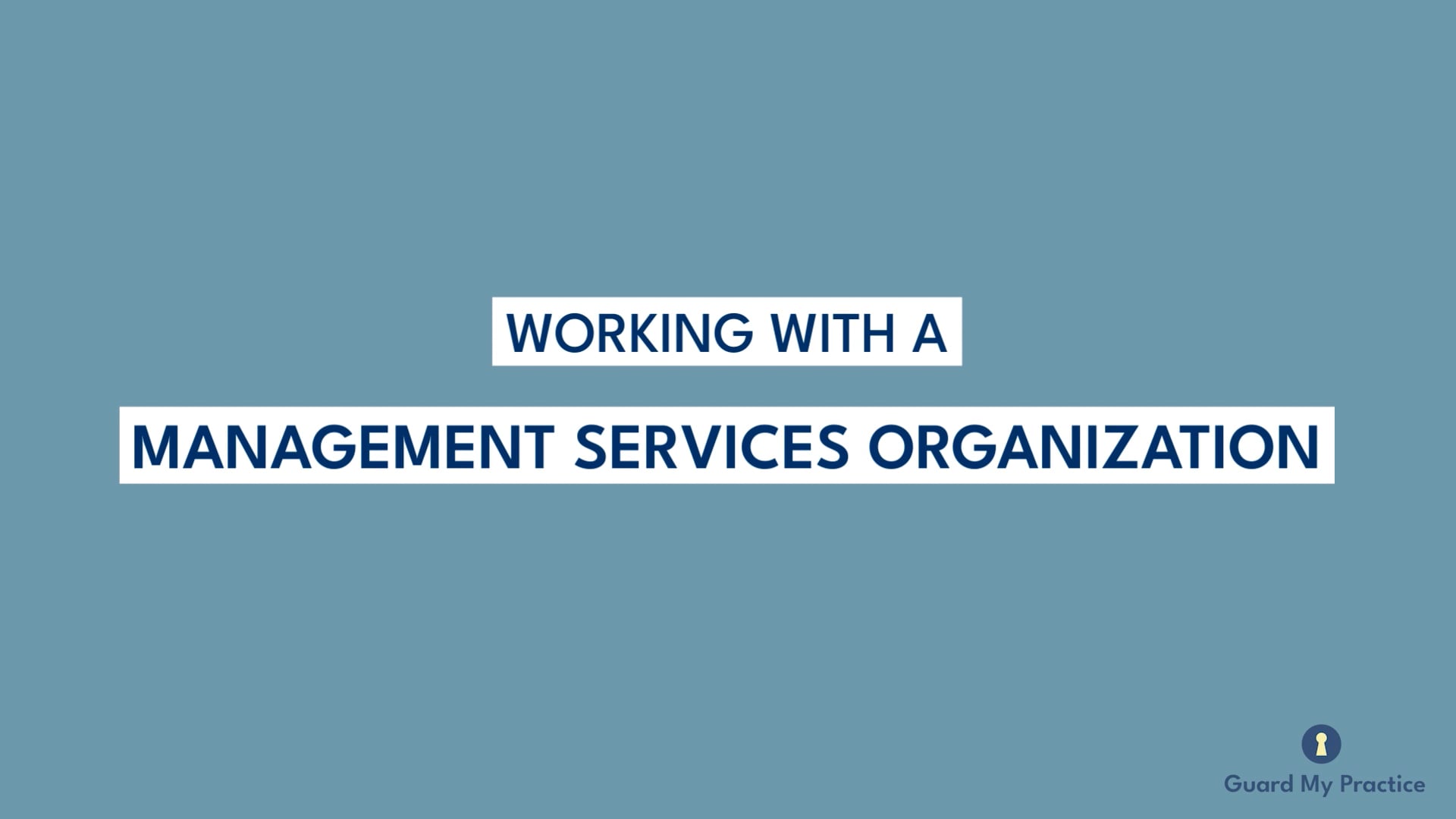 Working with Management Services Organizations (MSO's)