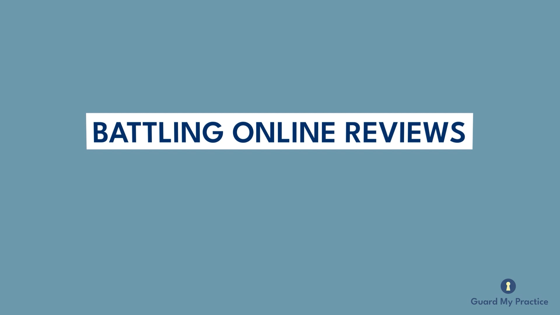 Battling Online Reviews
