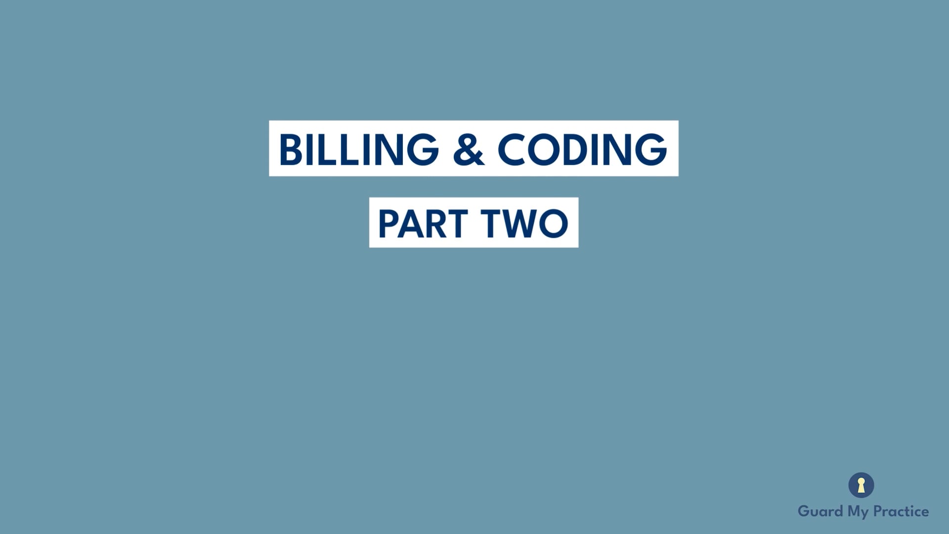 Billing and Coding 2